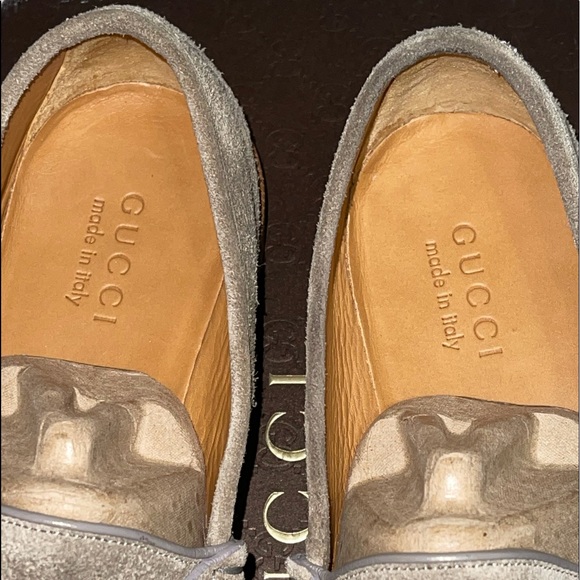 Suede desert tan Gucci loafers - Picture 7 of 16